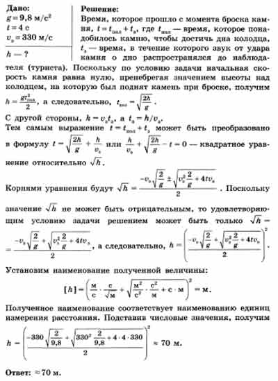 Камень бросают в глубокое ущелье