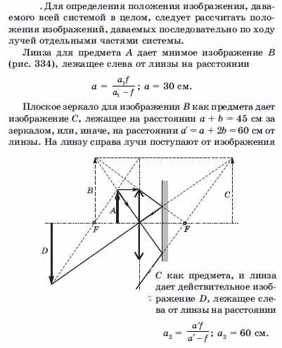 Расстояние от предмета до плоского зеркала и расстояние от зеркала до изображения