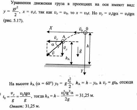 С какой скоростью груз